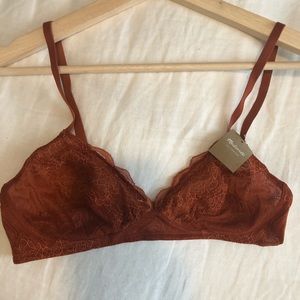 NWT Madewell Lace Camila Bralette size Small